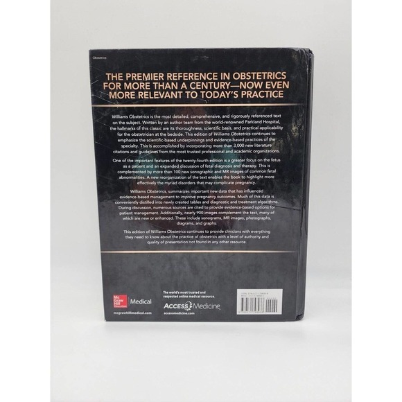William's Obstetrics 24th Edition McGraw Hill 2014 9780071798938 Access Med - Picture 2 of 9